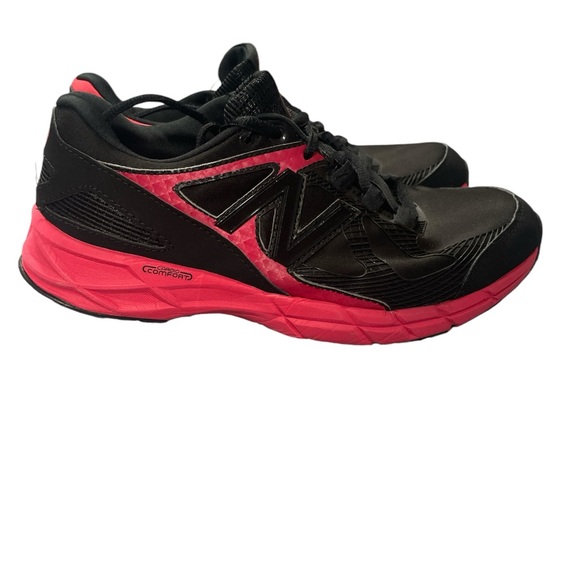 New Balance 877 V1 Walking Sneakers Black/Pink Size 7.5 - Picture 3 of 6
